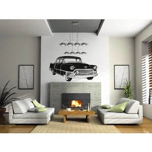 Sticker Master Vintage Araba Duvar Sticker Oto Motor Pc Etiket