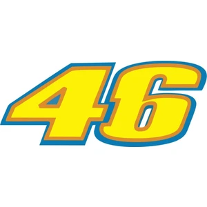 Sticker Master 46 Rossi Sticker Oto Motor Pc Etiket