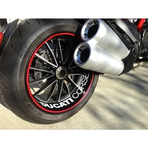 Sticker Master Ducati Jant İçi Sticker Oto Motor Pc Etiket