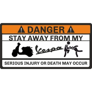 Sticker Master Vespama Dokunma Sticker Oto Motor Pc Etiket