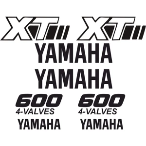 Sticker Master Yamaha Xt600 Sticker Set Oto Motor Pc Etiket