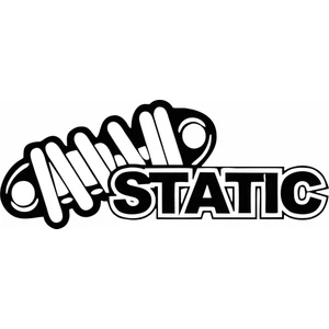Sticker Master Static Black Sticker Oto Motor Pc Etiket