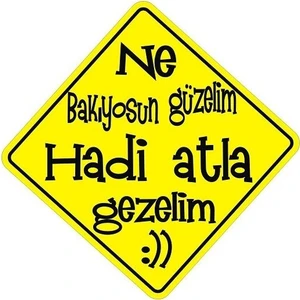 Sticker Master Ne Bakıyorsun Sticker Oto Motor Pc Etiket