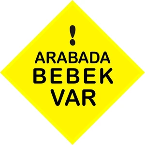 Sticker Master Arabada Bebek Var Sticker Oto Motor Pc Etiket