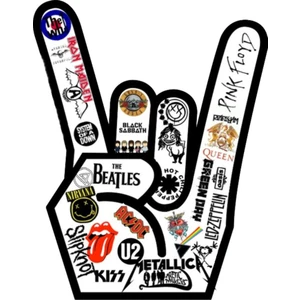 Sticker Master Punk İşaret Sticker Oto Motor Pc Etiket