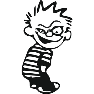 Sticker Master Bad Boy Sticker Oto Motor Pc Etiket