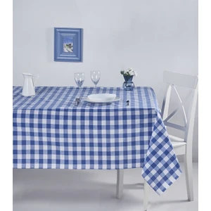 Denizli Concept Kareli Masa Örtüsü 160X220 Mavi