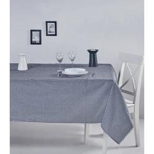 Denizli Concept Pöti Kareli Masa Örtüsü 170X170 Siyah