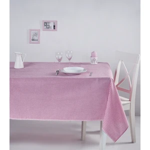 Denizli Concept Pöti Kareli Masa Örtüsü 170X220 Pembe