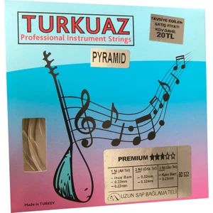 Bd322 0.22 Mm Pyramid + İpek Bamlı Takım Tel Uzun Sap Bağlama Teli 022
