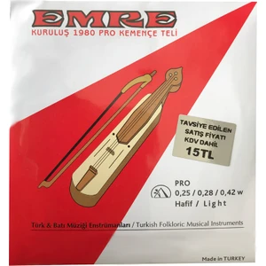 Emre 0.25 / 0.28 / 0.42 Light Pyramid Takım Tel Kemençe Teli