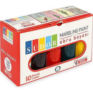 Ebru Boyası Set 10X25 Ml Sd890