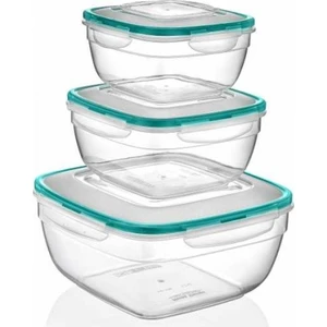 Kare Saklama Kabı 3 Lü Set Lc-300