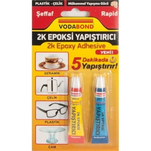 2K Rapid Epoksi Yapıştırıcı Net:15 Gr+15 Gr Şeffaf