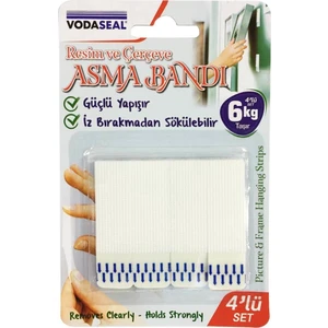 Resim Ve Çerçeve Asma Bandı 4 Lü Set