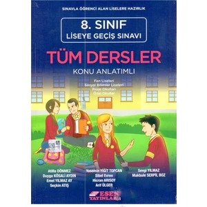 Esen Yayınları 8. Sınıf LGS Tüm Dersler Konu Anlatımlı