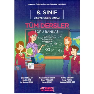 Esen Yayınları 8. Sınıf LGS Tüm Dersler Soru Bankası