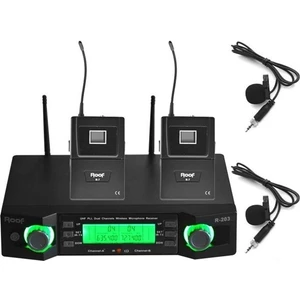 R-203 (2Yaka) 2 Kanal Uhf 2 Yaka Tipi Kablosuz Mikrofon
