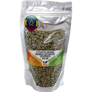 Etiyopya Sidamo Arabica Çiğ Kahve Çekirdeği - 100 gr