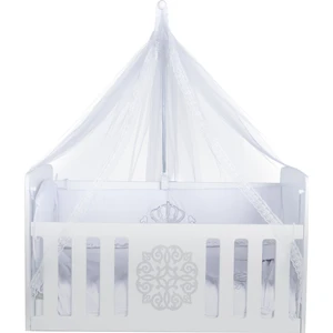 Güpürlü Lüx Cibinlik Ve Topuzlu Demir