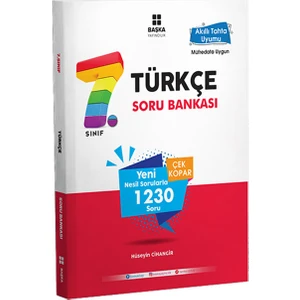 Başka Yayınları 7.Sınıf Türkçe Soru Bankası