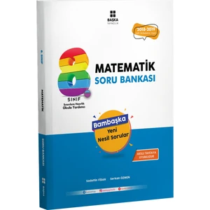 Başka Yayınları 8.Sınıf Matematık Soru Bankası