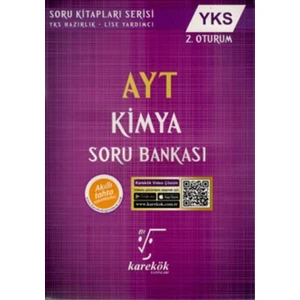Karekök Yayıncılık AYT Kimya Soru Bankası Yeni - Ahmet Nacar