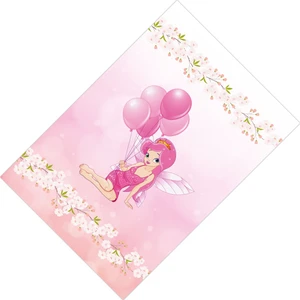 Cici Odam Balonlu Prenses Kız Çocuk Odası Tasarımsı-80x150
