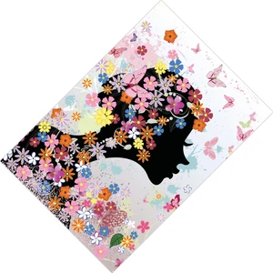 Cici Tasarım Kelebekli Lady Prenses Kız Çocuk Odası Tasarımsı -133x190