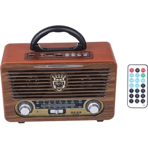 M115Bt Usb,Sd,Mp3,Bluetooth Şarjlı Nostaljik Radyo