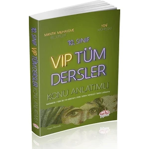 Editör Yayınları 10. Sınıf VIP Tüm Dersler Konu Anlatımlı