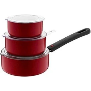 Redıo 7.Li Saklama Kabı 12-14-16 Cm - Kırmızı