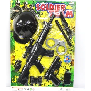 Beyaz Toys Askeri Silah Seti 2'li