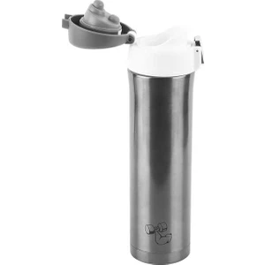 Gri Paslanmaz Çelik Termos - 450 ml