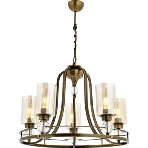 AVONNI AV-1597-5E Eskitme Kaplama Modern Avize E27 Metal Cam 62cm