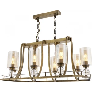 AVONNI AV-1597-8E-YM Eskitme Kaplama Modern Avize E27 Metal Cam 89x50cm