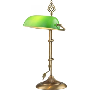AVONNI ML-9063-GREEN Eskitme Kaplama Masa Lambası E27 Metal Cam 30x20cm
