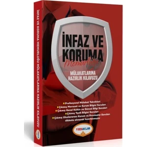 Yediiklim Yayınları İnfaz Ve Koruma Memurluğu Mülakatlarına Hazırlık Kılavuzu