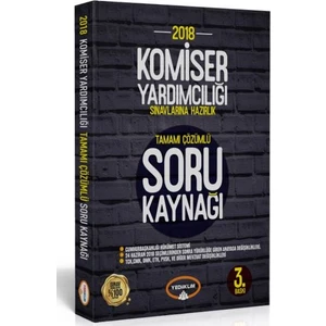 Yediiklim Yayınları 2018 Komiser Yardımcılığı Sınavlarına Hazırlık Tamamı Çözümlü Soru Kaynağı 3.Baskı