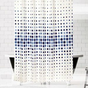 Banyo Perdesi 4961 Tek Kanat Mavi