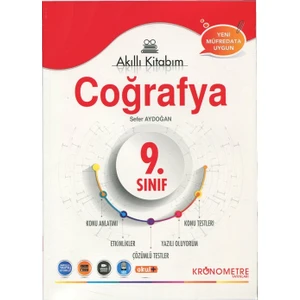 Kronometre Yayınları 9. Sınıf Coğrafya Akıllı Kitabım