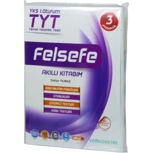 Kronometre Yayınları TYT Felsefe Grubu Konu Anlatımlı Fasiküller