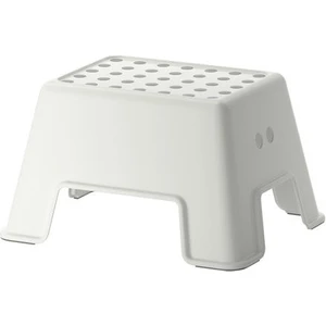 IKEA Bolmen Kaymaz Tabanlı Bebek Çocuk Banyo Taburesi - Beyaz