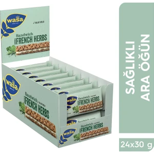 Baharatlı ve Krem Peynirli Sandviç/ Wasa Sandwich Cheese & French Herbs (24'lü koli)