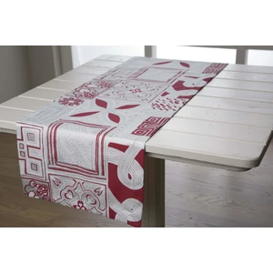 Runner - Beyaz Kırmızı 40X150