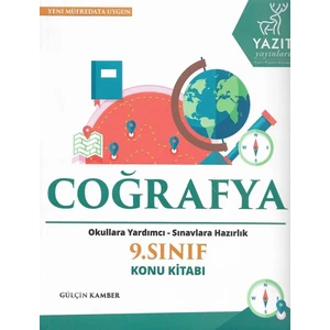 Yazıt Yayınları  9. Sınıf Coğrafya Konu Kitabı