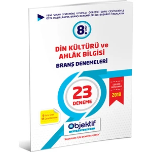 Lgs 8.Sınıf Din Kültürü Ve Aklak Bilgisi Branş Denemeleri -23 Deneme