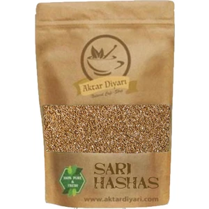 Aktar Diyarı Haşhaş Sarı 100 gr