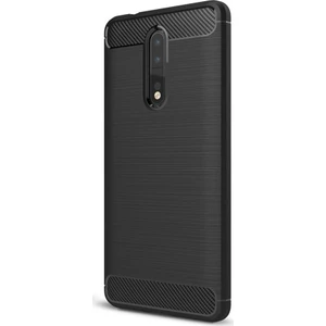 Nokia 8 Brushed Carbon Fiber Silikon TPU Kılıf