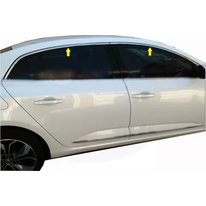 Renault Megane 4 Sedan Krom Cam Üst Çıtası 2017 Üzeri